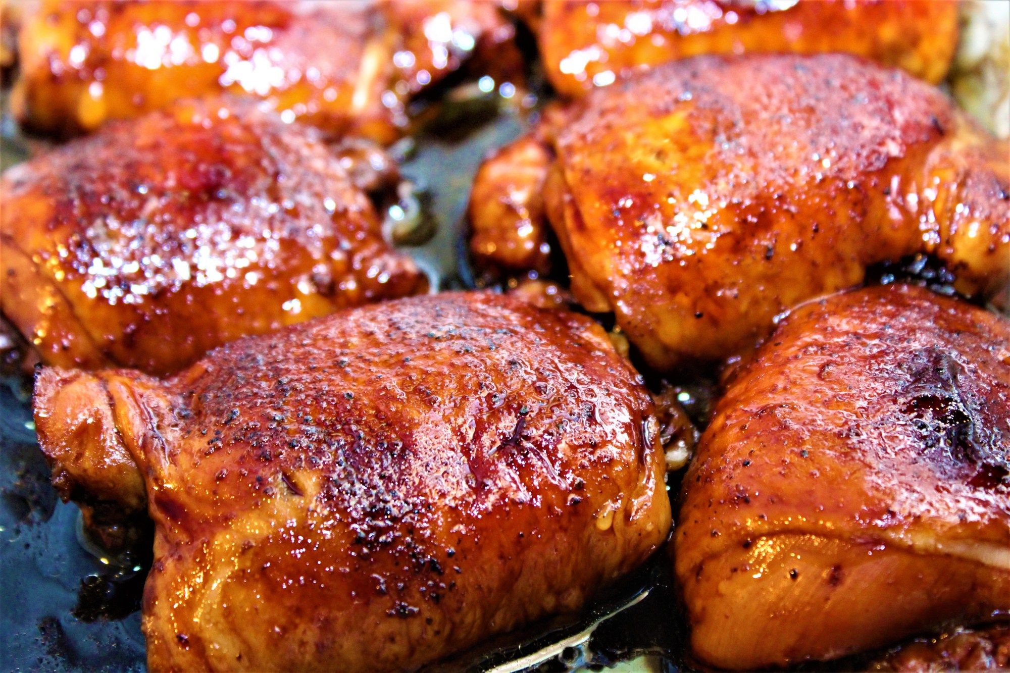 Pollo al horno con balsámico